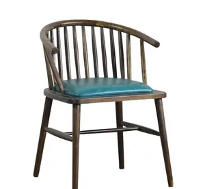 Sıcak satış modern sanatsal tasarım ahşap döşemeli yemek sandalyesi