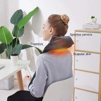 Darius Smart Pulse Massager électronique avec des caractéristiques de chaleur et de vibration Confort dos épaule cou tapis pour soulager la douleur