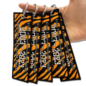Porte-clés de moto avec logo personnalisé bon marché en gros Porte-clés tissé de marque de voiture <span class=keywords><strong>pour</strong></span> le vol - Product Image 6