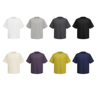 T-shirt surdimensionné en coton lourd 100 % personnalisé avec logo de marque, vente en gros, impression personnalisée, tailles plus grandes pour hommes et femmes, DTF DTG