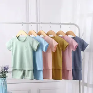 TianYi 2023最新の子供用半袖スーツガールボーイTシャツベビー服卸売子供用半袖夏