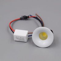 Spot lumineux LED encastrable pour le plafond, nouveau modèle de 2021, 3W, idéal pour un salon ou une chambre à coucher