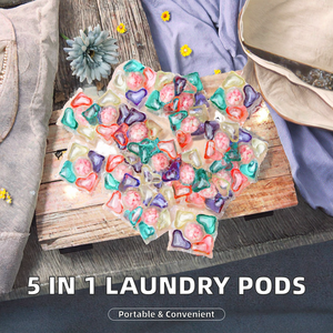 Lessive en capsules écologiques en gros, gel parfumé floral et fruité, ingrédient hautement actif pour les vêtements, automatique - Product Image 2