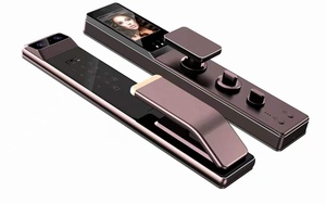 OEM chìa khóa phong cách kim loại cảm biến gua nguồn gốc nhà ở cao an ninh thông minh vân tay mặt ID thẻ Cửa Khóa Wifi kết nối đám mây - Product Image 4