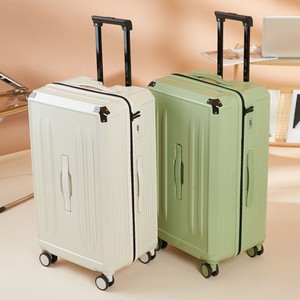 Valise noire de 24 pouces avec roulettes pivotantes et serrure pour les voyages - Product Image 3