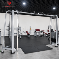 Equipo de Gimnasio de Grado Comercial para Entrenamiento de Cuerpo Completo, ROSEN Fitness, Multijungle Personalizado de 8 Estaciones para Gimnasios y Clubes