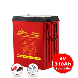 CSBattery بطارية جديدة ذات قوة تحمل عالية 6 فولت و310 أمبير في الساعة للسوق التركية HTB6-310 Alex