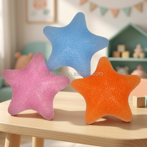 Pelota de Ejercicio Ergonómica en Forma de Estrella de Cinco Puntas de TPR, 80x80mm, Suministro para el Cuidado de la Salud, Alivio del Estrés, Rehabilitación - Product Image 3