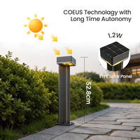 Lampe solaire LED de jardin IP65, corps en acier inoxydable, angle de faisceau de 104°, garantie de 3 ans pour une température de couleur de 3750-4250K