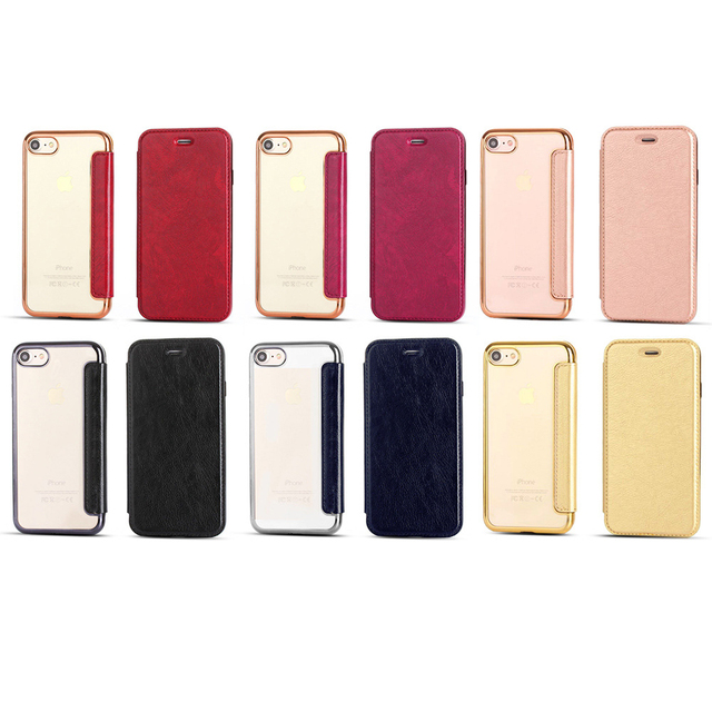 IVANHOE 15 Case Electroplated TPU Insert Card Leather Cover for iPhone 15 14 Plus 13 12 Mini 11 Pro 15 Pro Max 15 Plus Wallet