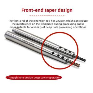 CHAJANE C6 SLD قضيب تمديد C8 C10 C12 C16 3 مم 8 مم 10 مم 12 مم أداة خراطة عالية الدقة بتركيب جانبي ثابت 65HRC OEM مطلية بـ PVD CVD - Product Image 3