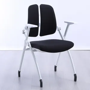 Fábrica Atacado Escritório Folding Training Chair Customizável com almofada reunião cadeira conferência sala