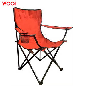 เก้าอี้พับกลางแจ้ง Woqi สีแดง เก้าอี้ชายหาด เก้าอี้แคมป์ปิ้งแบบพกพา น้ำหนักเบา พับเก็บได้ สำหรับปิกนิก ท่องเที่ยว เดินป่า - Product Image 5