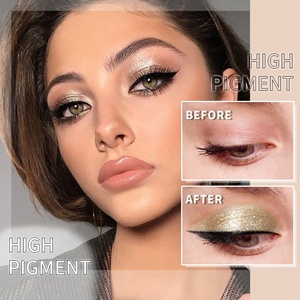 Maquillage en marque privée, illuminateur waterproof, fard à paupières, logo personnalisé, vente en gros, fard à paupières liquide pailleté végétalien - Product Image 2