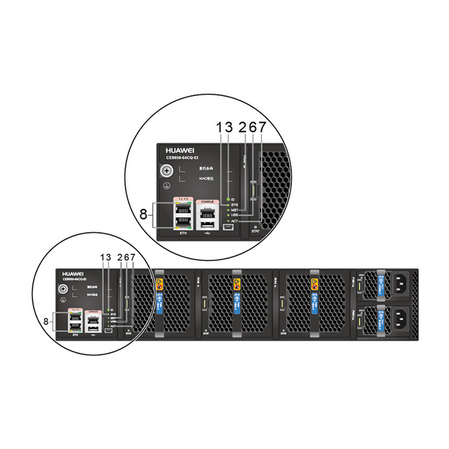 For Huawei CE8850-64CQ-EI High-End Data Center Core Three-Layer Switch with Optical Fiber Port Optical Fiber Enterprise Switch