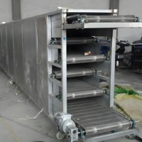 Voedselveilige gaasbanddroger continue transportband droogmachine voor wintermeloenplakjes, cassave en fruitchips