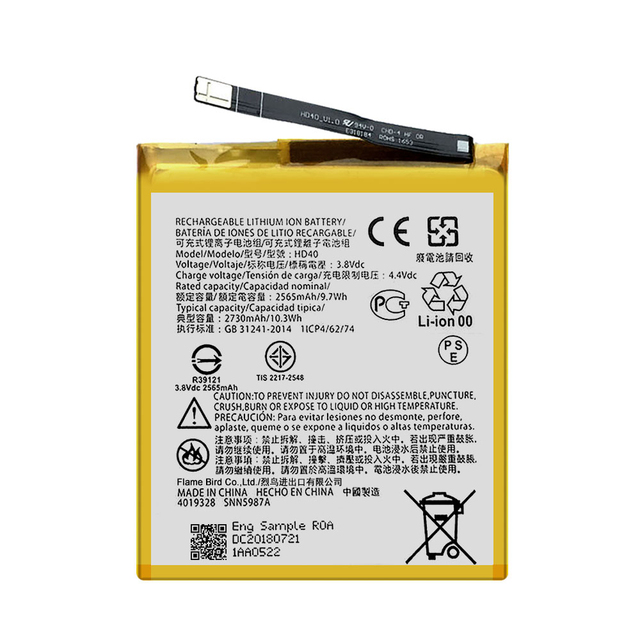 High Quality HD40 Battery for Motorola Moto Z2 Force XT1789-1 Batteries Replacement 2730mAh Mobile Phone Li-polymer Z Force 2nd