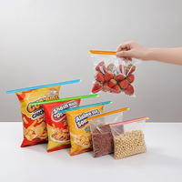 Bâtonnets de scellage magiques réutilisables pour sacs, clips de conservation alimentaire en plastique multi-tailles et multi-couleurs, fermetures hermétiques et étanches pour les collations