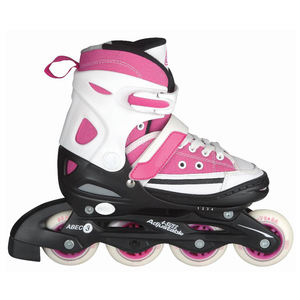 Scarpe da <span class=keywords><strong>pattinaggio</strong></span> in linea semimorbide regolabili di alta qualità per bambini bambini adolescenti Junior 3-14 anni neonate - Product Image 4