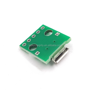 Adaptateur <span class=keywords><strong>MICRO</strong></span> USB vers DIP femelle type B <span class=keywords><strong>Micro</strong></span> 5P <span class=keywords><strong>SMD</strong></span> vers DIP 2.54mm, carte adaptateur soudée, tête femelle, 10 pièces/lot - Product Image 3