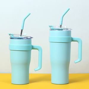 Vaso Térmico de Viaje para Auto, con Asa, 40oz, Tapa, Pajita, Antideslizante, OEM, ODM, Logotipo Personalizado - Product Image 5
