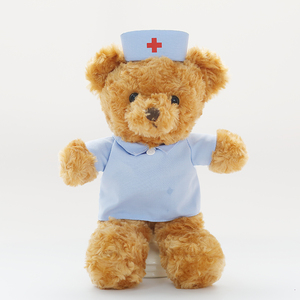 Des Animaux En <span class=keywords><strong>Peluche</strong></span> personnalisé Ours Médecin Infirmière Teddy Ours En <span class=keywords><strong>Peluche</strong></span> <span class=keywords><strong>Jouet</strong></span> pour L'école de Médecine et L'hôpital - Product Image 4