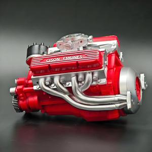 Cison <b>Engines</b> V8 <b>Engine</b> <b>Model</b> Resin Craft Desk Ornament Industrial Design Office Desktop Decoration - Product Image 4