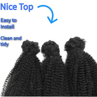 Perruque courte bouclée afro kinky en fibre chimique, style exotique, pour tresses africaines, populaire en Europe et aux États-Unis, fabrication machine