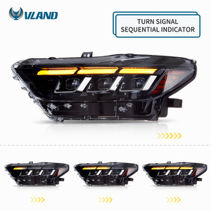 Kit de phares avant LED de style S650 VLAND pour Ford Mustang GT Ecoboost V6 2015 2016 2017 - Product Image 3