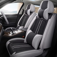 Housses de siège de voiture universelles personnalisables, style professionnel, cuir Nappa, 16 pièces, ensemble complet, quatre saisons, CR-V Accord Civic