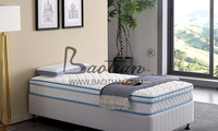 Großhandel Memory Foam Hybrid-Matratze im Karton Orthopädische Kühlende Schlafmatratze mit Jacquard-Stoff für Hotel und Apartment