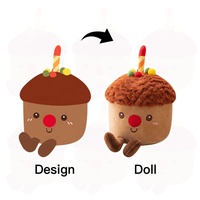 Haute qualité personnalisé mignon dessin animé doux en peluche poupées et oreiller PP coton animaux en peluche peluche jouet pour les enfants