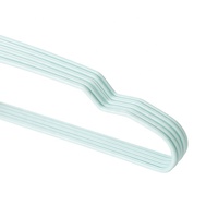 Meilleures ventes Cintres pour bébé en fil métallique avec revêtement en PVC de couleur personnalisée Cintres pour enfants en fil métallique