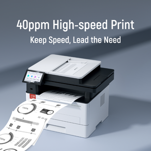 Jiyin Máy in laser xp406dnl <span class=keywords><strong>A4</strong></span> văn phòng nhà tự động hai mặt màu đen và trắng máy in 40ppm USB Ethernet giao diện - Product Image 4