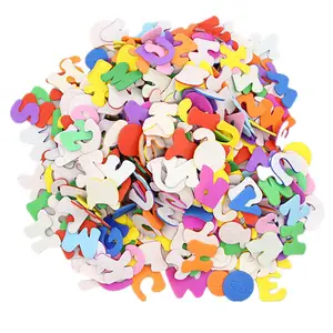 Adesivi in schiuma di alfabeto lettere colorate autoadesive in schiuma A-Z Value Pack studenti bambini forniture artigianali fai da te lettere in schiuma appiccicosa