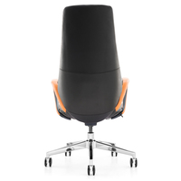 Chaise de bureau pivotante de luxe en cuir, siège de patron
