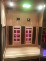 SS-200G nouveauté 2 personnes salle de sauna à la mode spectre complet proche lampe infrarouge faible chauffage au carbone EMF pour le bien-être