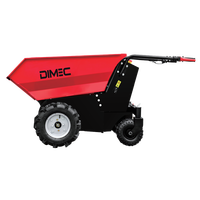 Mini Dumper Sur Roue Robuste Électrique Capacité de 500kg Certifié CE Conçu pour les travaux de construction et d'aménagement paysager légers