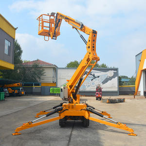 ผู้ผลิตเครื่องยกไฮดรอลิกเคลื่อนที่แบบหลายสเปค รถตีนตะขาบควบคุมระยะไกล แขนโค้งแบบสไปเดอร์ไฮดรอลิก - Product Image 4