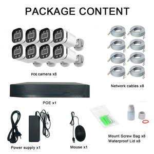 4K POE CCTV IP <b>Camera</b> NVR Kit With Audio Kit 8CH 8MP POE IP CCTV Surveillance System Bullet POE IP <b>Network</b> <b>Camera</b> - Product Image 3