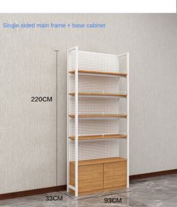 Étagère en acier et bois légère mais robuste - Étagère réglable pour les présentoirs de supermarchés/de magasins de détail/de dépanneurs - Product Image 2