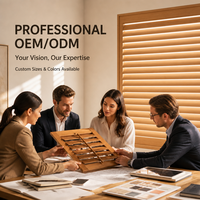 Volets de plantation modernes de luxe, volets de fenêtre en faux bois sur mesure, vente en gros B2B, service OEM ODM, garantie d'usine