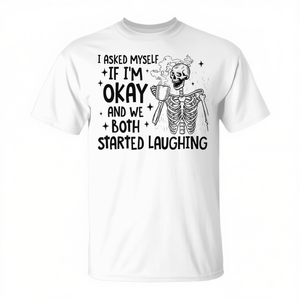 Me pregunté si estoy bien y ambos empezamos a reír. Camiseta - Product Image 2