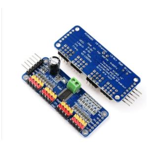 บอร์ดควบคุมเซอร์โว PWM 16 ทิศทาง โมดูลควบคุมหุ่นยนต์ พร้อมอินเทอร์เฟซ IIC รุ่น PCA9685 - Product Image 2