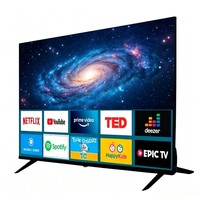 Téléviseur intelligent HD 4K personnalisable de 32 à 65 pouces pour hôtel avec Android 12.0 et Wi-Fi