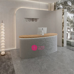 Mostrador de recepción de salón de belleza moderno de Yicheng Beauty Mostradores de recepción para salones de peluquería con precio barato - Product Image 2