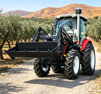 Nouveau tracteur agricole multifonctionnel diesel de 100 ch, haute puissance, renforcé, forte capacité de charge, pour vergers, serres et exploitations agricoles