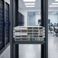 Kedatangan Baru C9300X-12Y-A Managed Switch 12 Port 25GbE Network Advantage 1.4Tbps Stackable