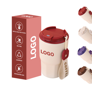 Venta al por Mayor de Tazas de Viaje para Café Espresso de Doble Pared y Aisladas al Vacío, de Acero Inoxidable, de 12oz y 16oz, con Logotipo Personalizado - Product Image 1