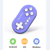 Manette de jeu sans fil ShanWan Q36 en plastique ABS, mini, légère, BT, de poche, MFI, pour téléphone portable Android, iOS, tablette, PC, Windows
